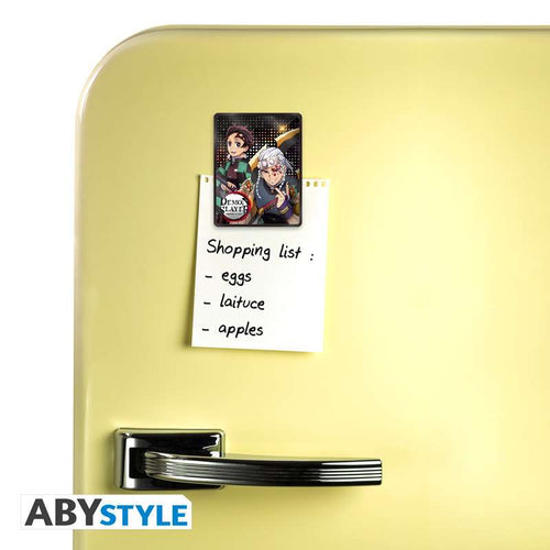 Demon Slayer Tanjiro & Tengen Premium Magnet abystyle studio