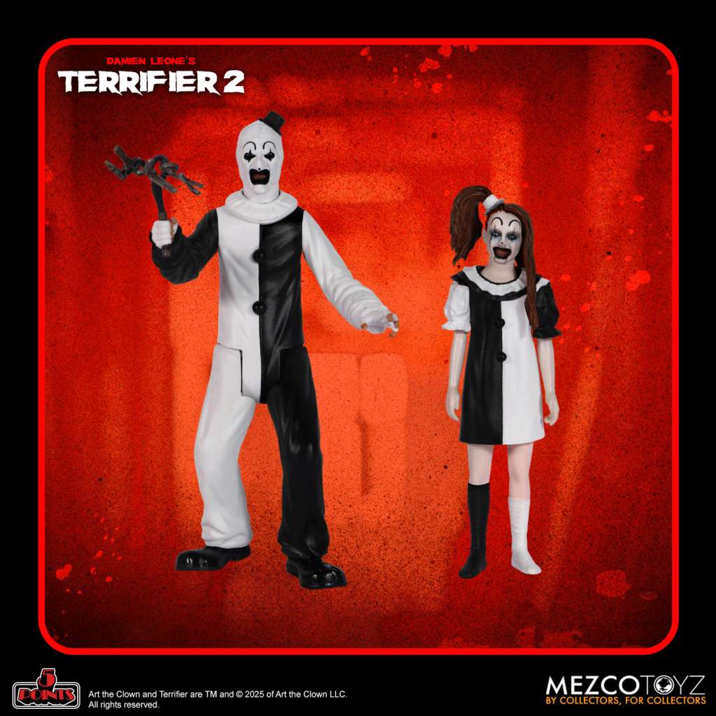 5 Points Terrifier av set (2) mezco toys