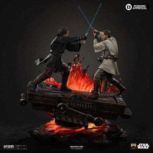 Star Wars Anakin vs Obi-Wan 1/10 Figur iron studios