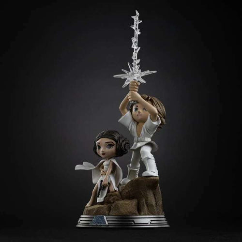 Star Wars Luke och Leia MiniCo iron studios