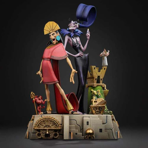 Kejsarens nya stil Kuzco och Yzma 1/10 Figur iron studios