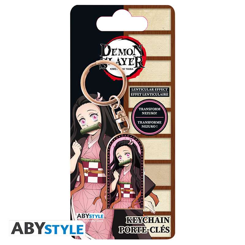 Demon Slayer Nezuko lenticular nyckelring abystyle studio