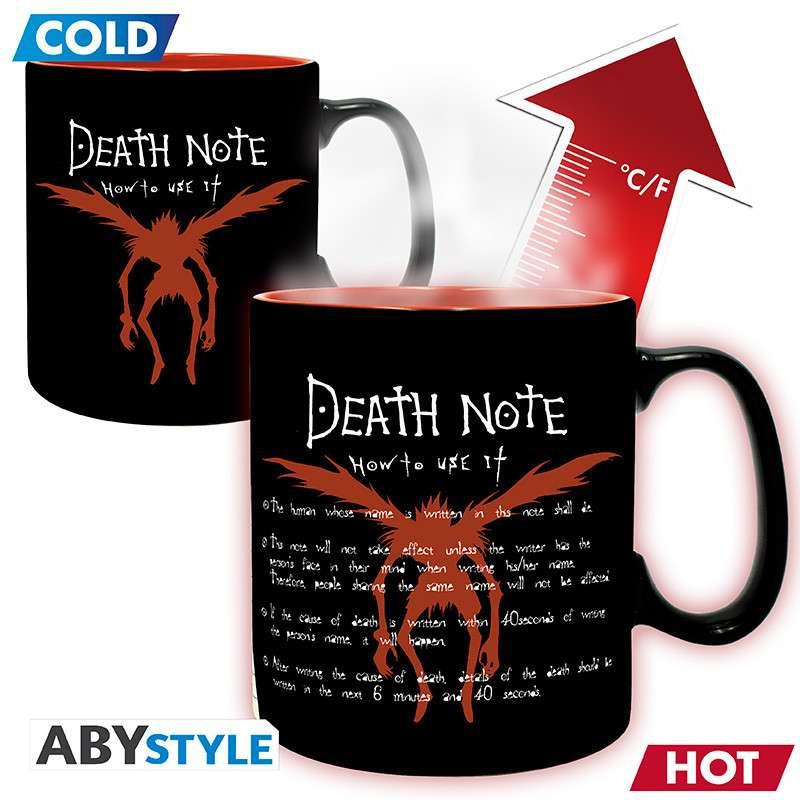 Death Note L & Light mugg med värmeförändring - Robotto
