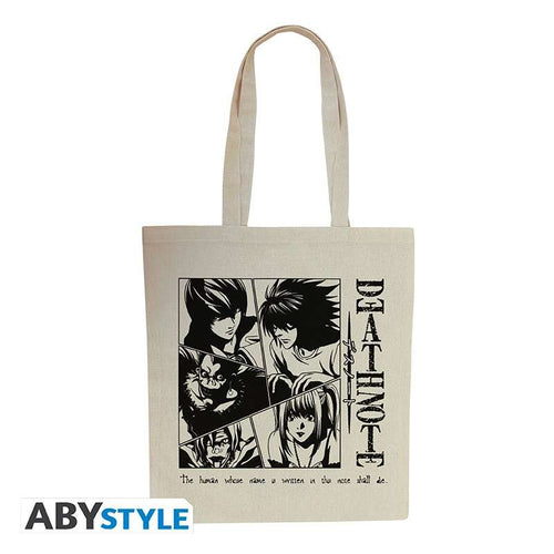 Death Note karaktärer tote bag abystyle studio