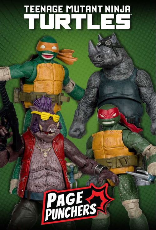 Teenage Mutant Ninja Turtles 5-tums figur med serietidning våg 2 assorterad set (6) mcfarlane toys 2025
