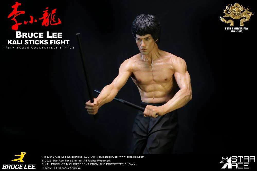 Bruce Lee Kali Sticks Kamp Normal Källare Ver. Figur star ace