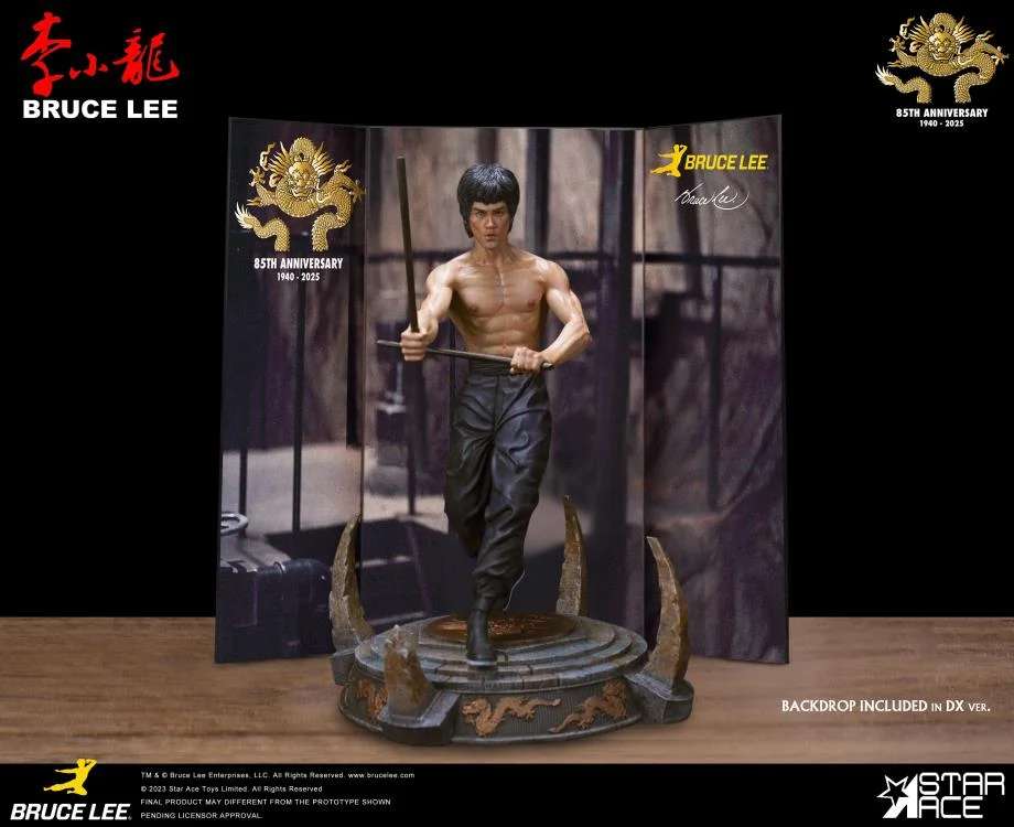 Bruce Lee Kali-sticks kamp deluxe källarversion. Figur star ace