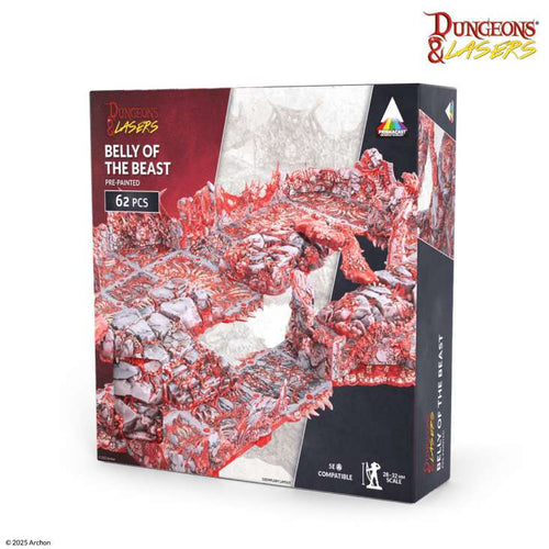 Dungeons & laser belly of the beast förmålad archon games