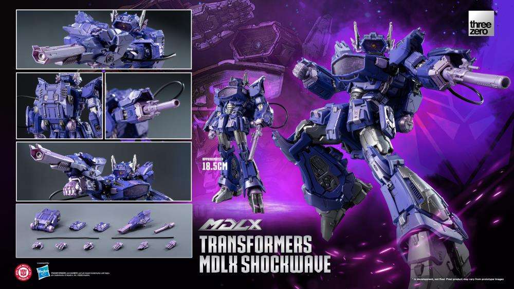Transformers MDLX Shockwave Action Figur threea toys/threezero