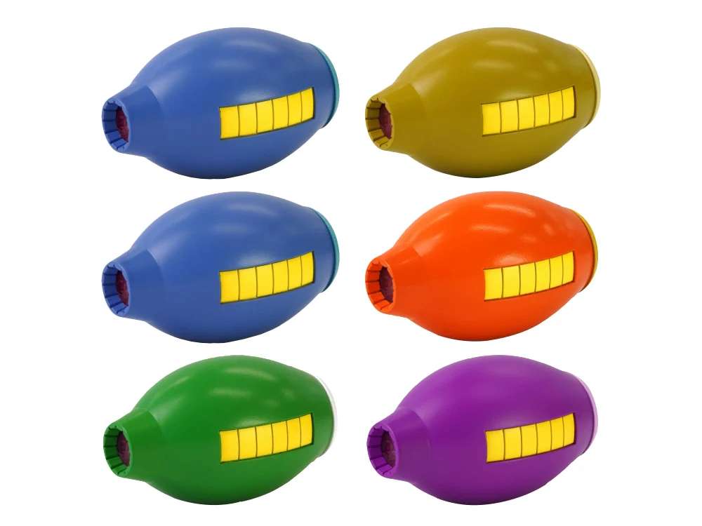 Mega Man Finger Mega-Busters Box Display (6) threea toys/threezero