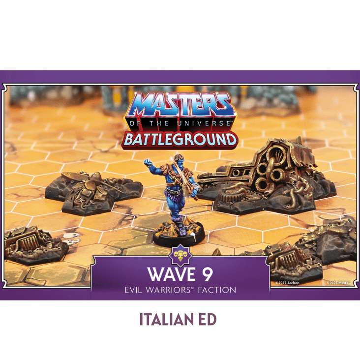 Masters of the Universe våg 9 onda krigare fraktion italiensk archon games