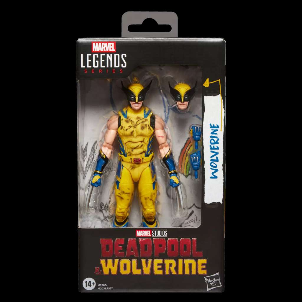 Marvel Legends Deadpool och Wolverine Wolverine utan ärmar Action Figur hasbro