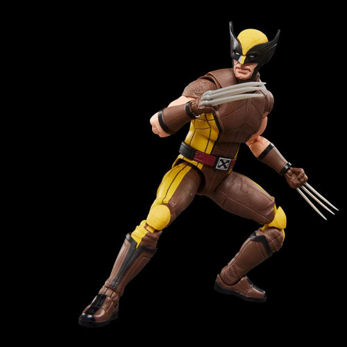 Marvel Legends Deadpool och Wolverine Wolverine brun kostym Action Figur hasbro