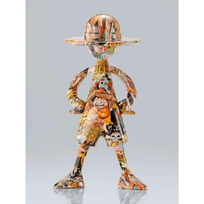 One Piece Luffy Artcanvas 1/8 1000logs jubileum - Robotto