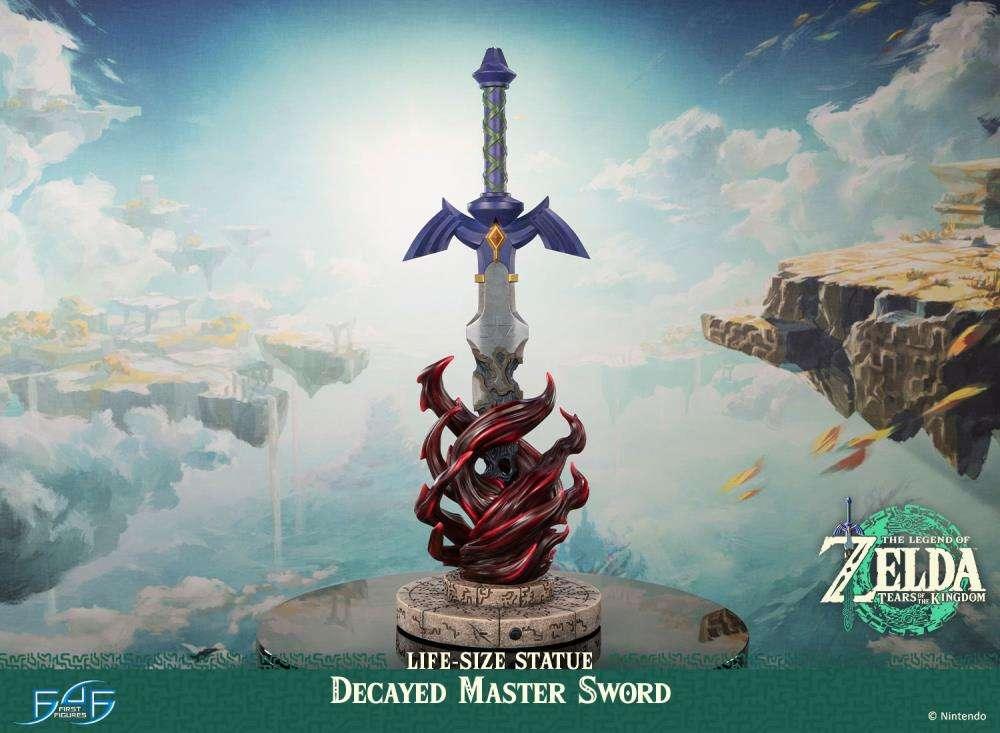 Legend of Zelda: Tears of the Kingdom Decayed Master Sword Livsstorlek Figur - Robotto