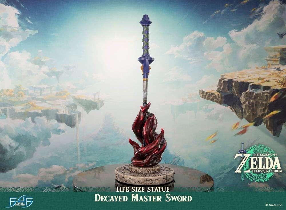 Legend of Zelda: Tears of the Kingdom Decayed Master Sword Livsstorlek Figur - Robotto