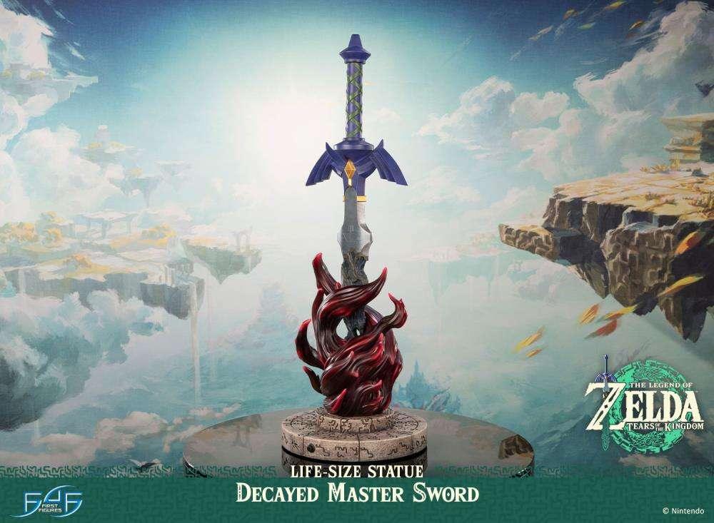 Legend of Zelda: Tears of the Kingdom Decayed Master Sword Livsstorlek Figur - Robotto