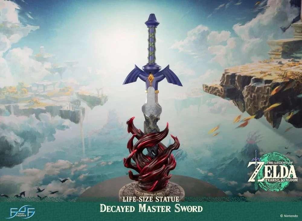 Legend of Zelda: Tears of the Kingdom Decayed Master Sword Livsstorlek Figur - Robotto