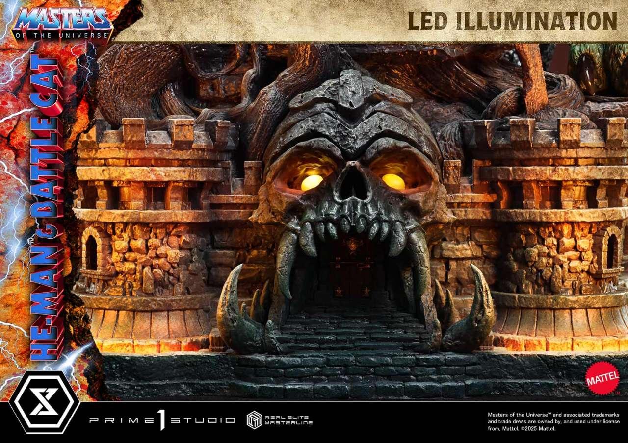 Masters of the universe he-man & battle cat real elite masterline 1/4 Figur - Robotto