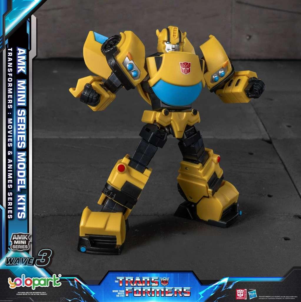 Transformers g1/film våg 3 idw-bumblebee amk mini modellkit - Robotto