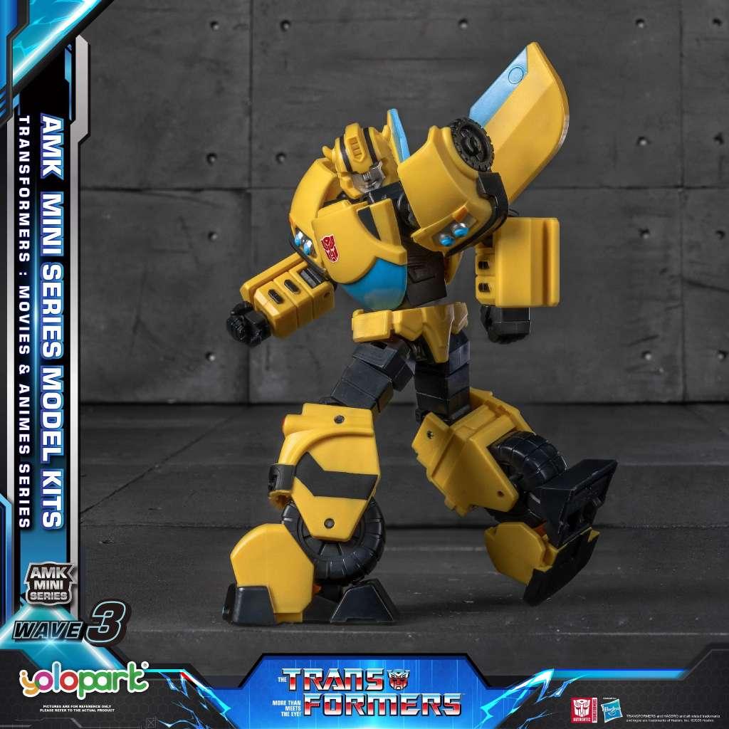 Transformers g1/film våg 3 idw-bumblebee amk mini modellkit - Robotto