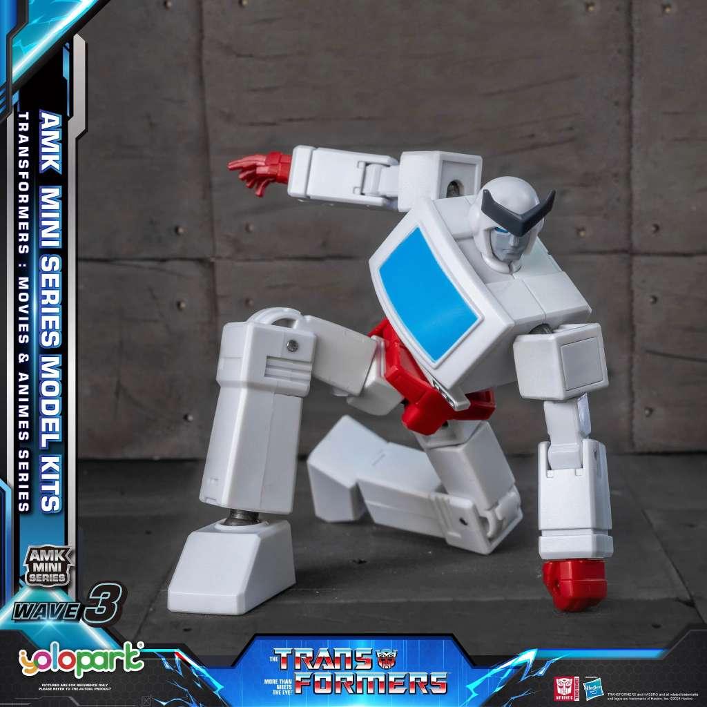 Transformers g1/film våg 3 g1 ratchet amk mini modellkit - Robotto