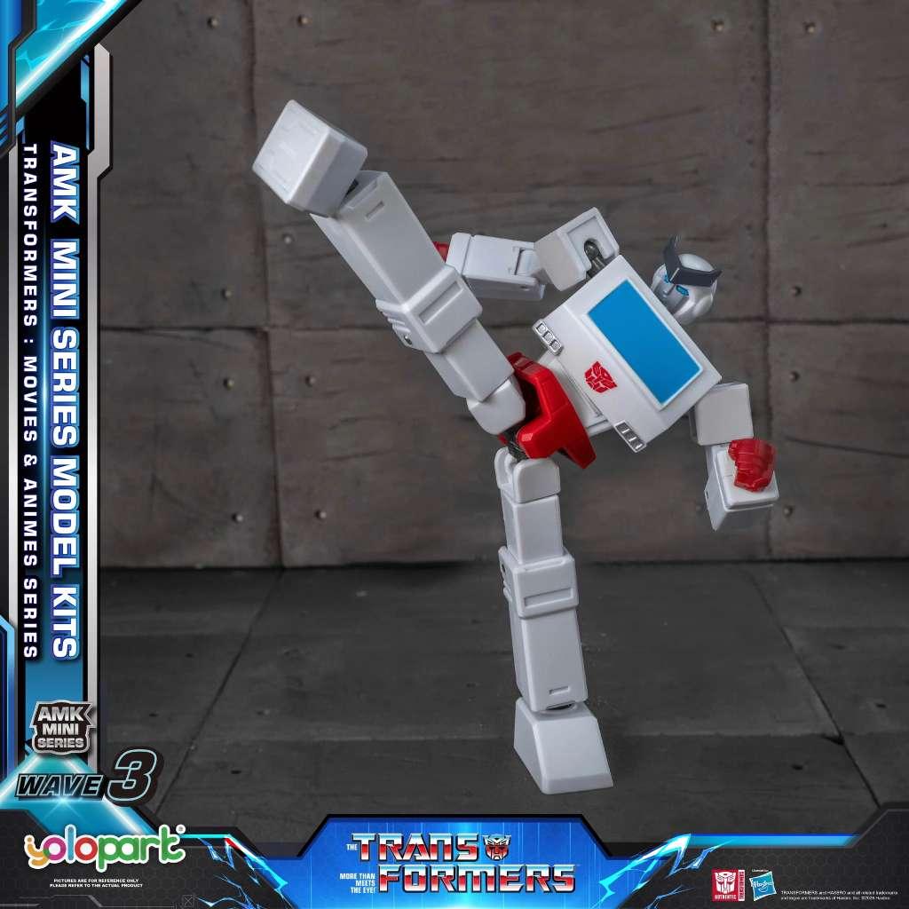 Transformers g1/film våg 3 g1 ratchet amk mini modellkit - Robotto