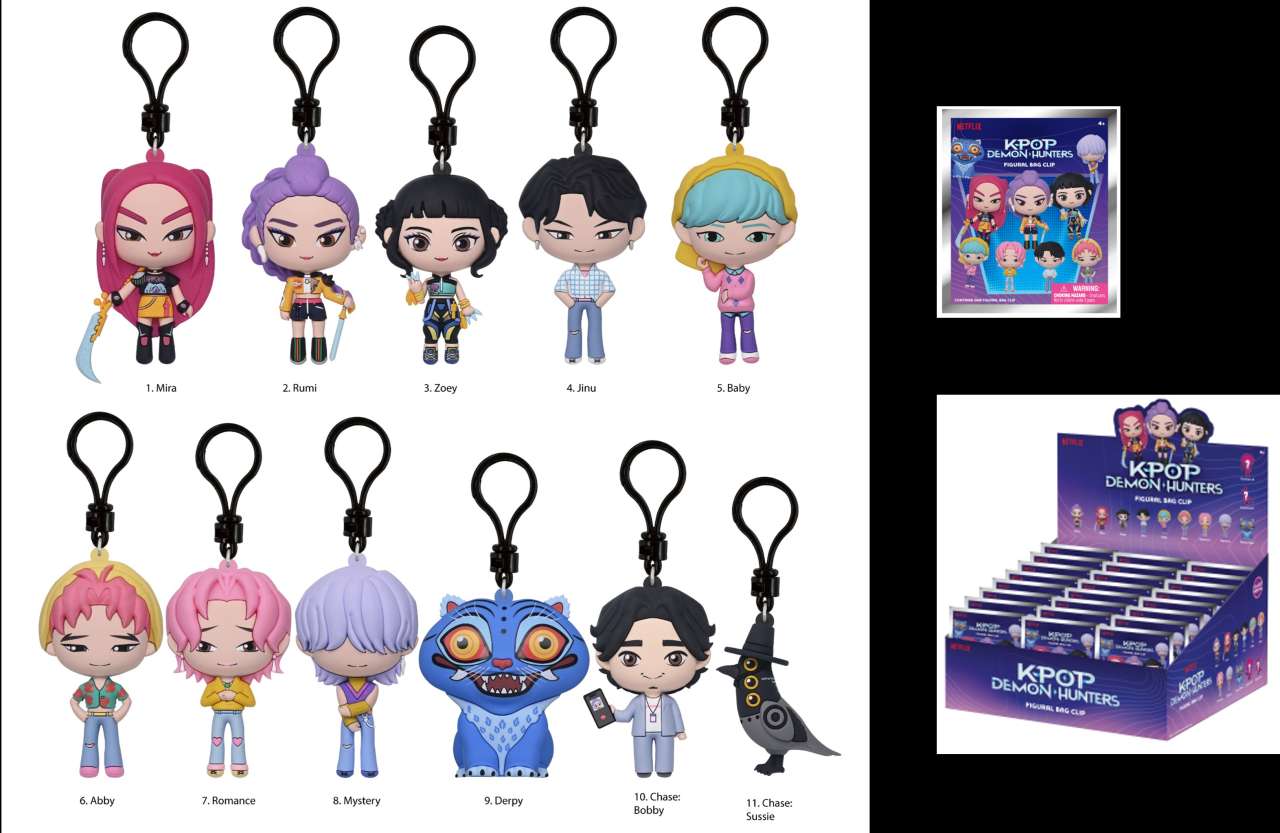 K-pop demon hunter bag clip blind box display (24)