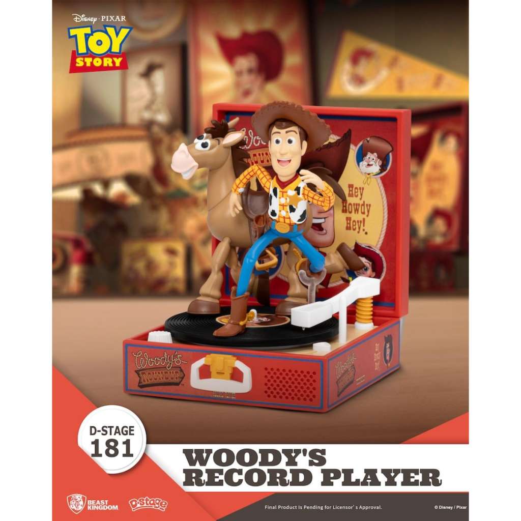 Toy Story Woody's Record Player D-Stage Diorama