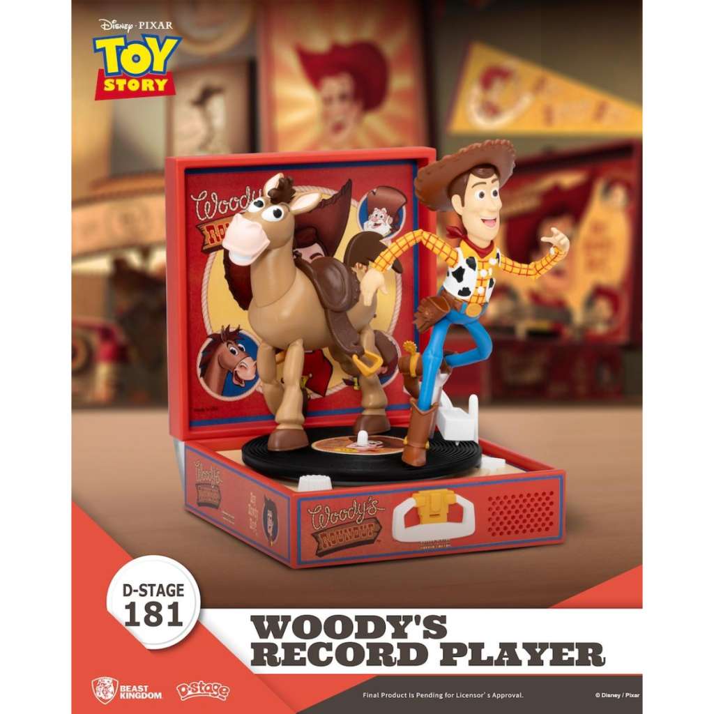 Toy Story Woody's Record Player D-Stage Diorama