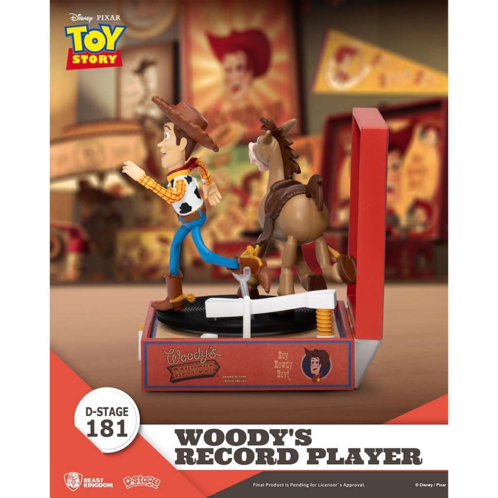 Toy Story Woody's Record Player D-Stage Diorama