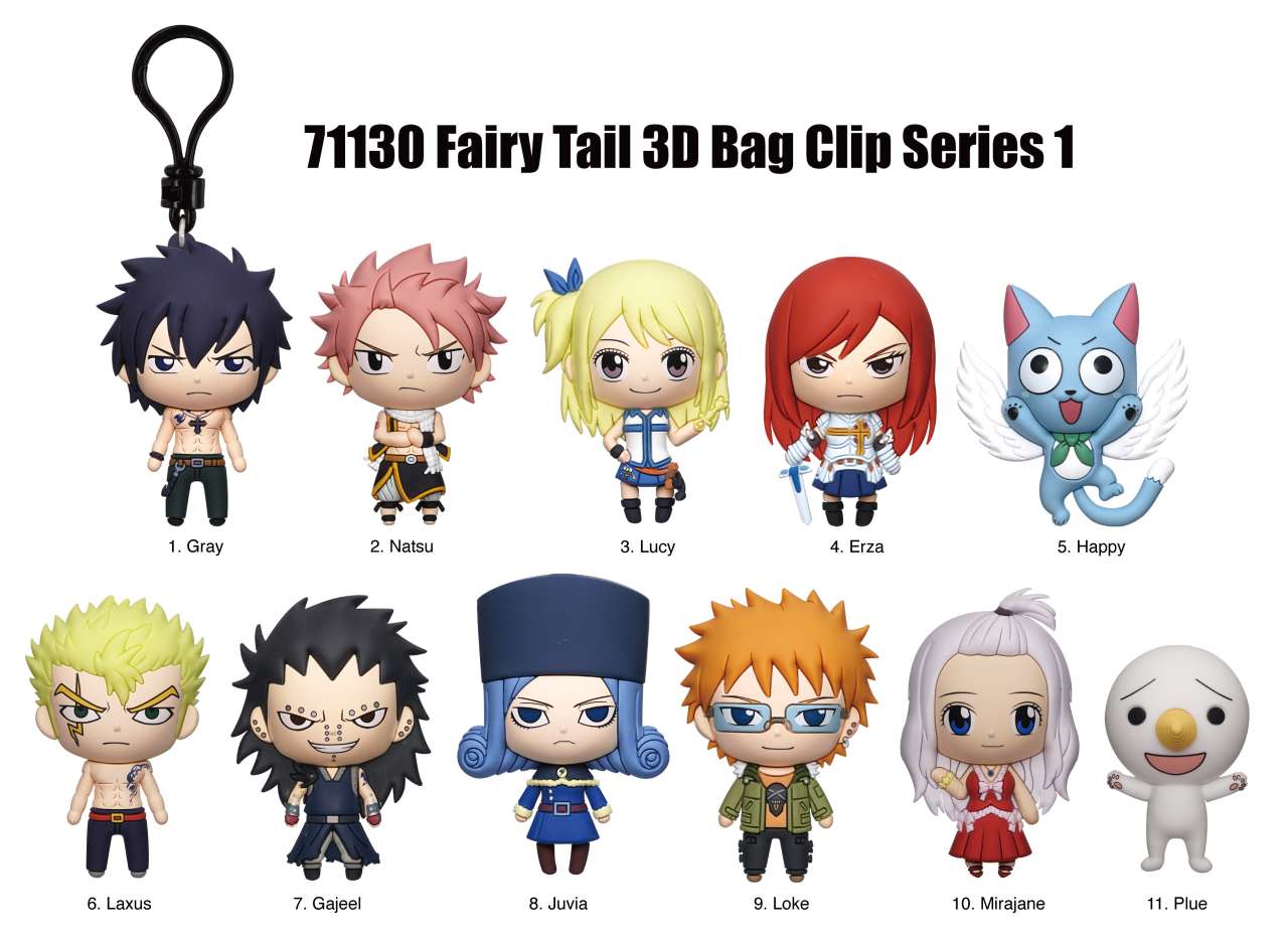 Fairy tail väska klipp blind box display (24)