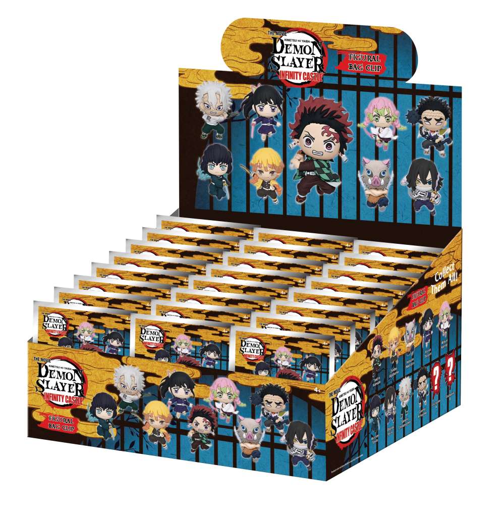 Demon Slayer film oändliga slottet påse klipp blind box display (24)