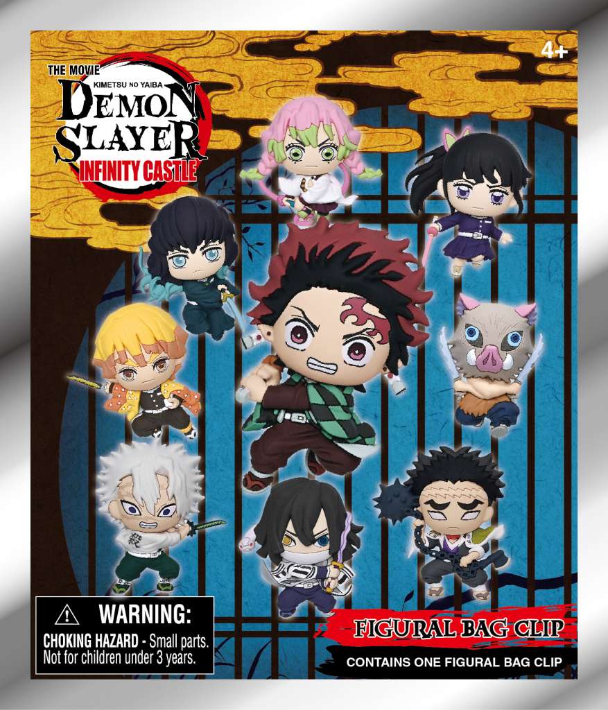 Demon Slayer film oändliga slottet påse klipp blind box display (24)