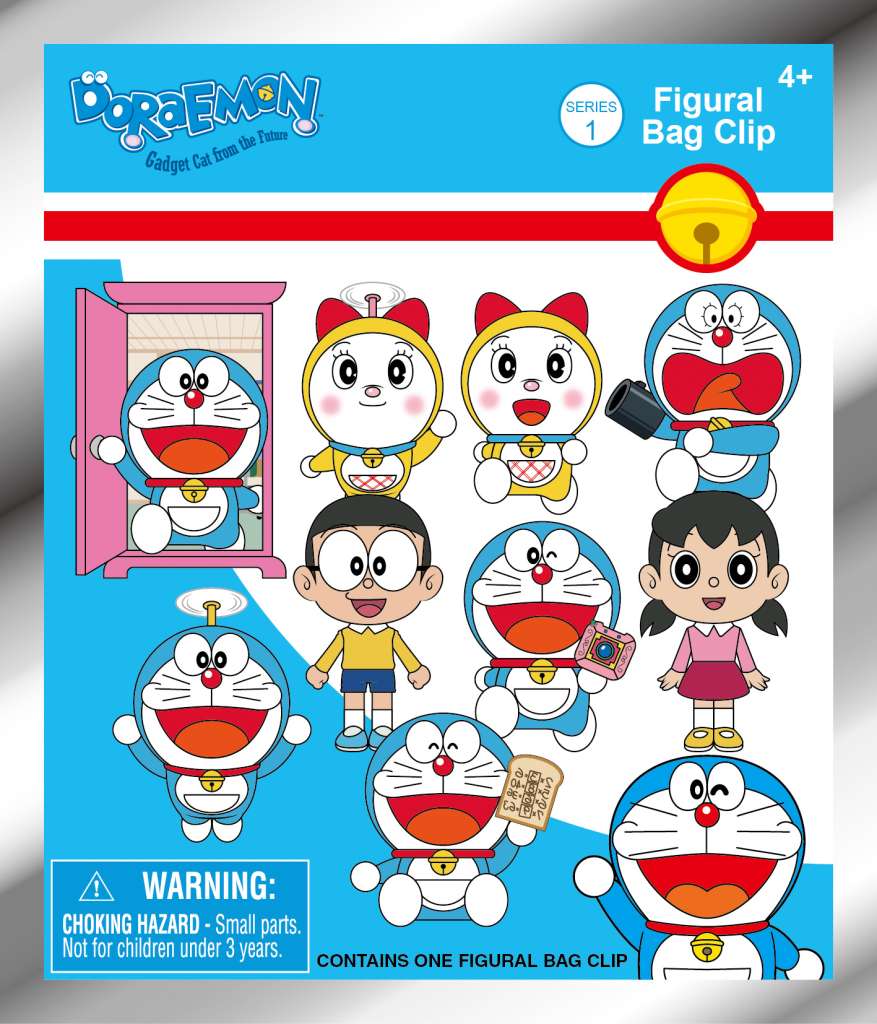Doraemon bag clip blind box display (24)
