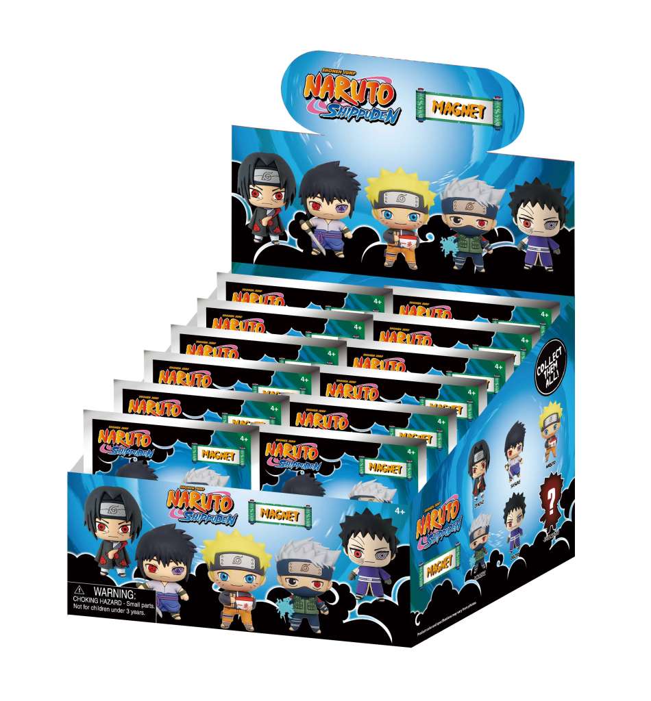Naruto magnets blind pack display (12)