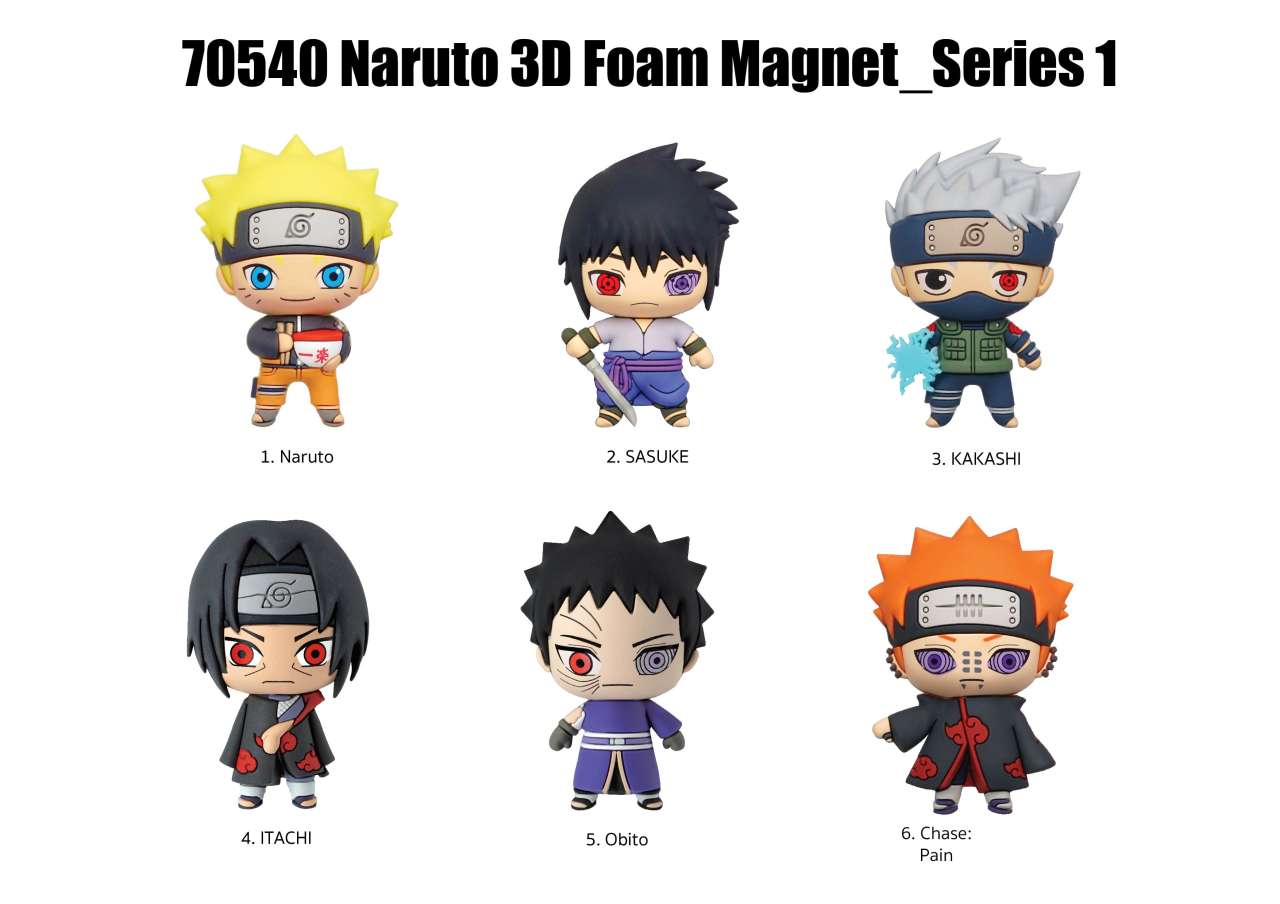 Naruto magneter blind förpackning display (12)
