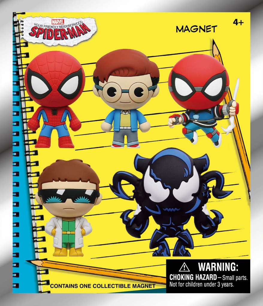 Spider-man vänliga grannskap magneter blindpack display (12)