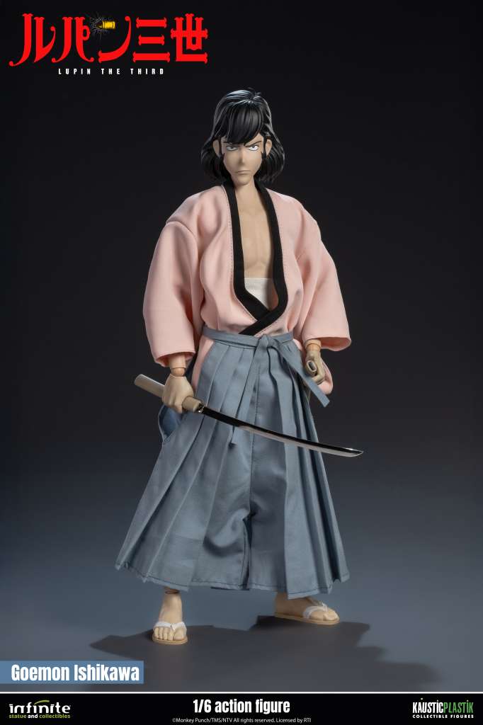 Lupin the 3rd den italienska äventyret Goemon Ishikawa XIII 1/6 Action Figur standardutgåva