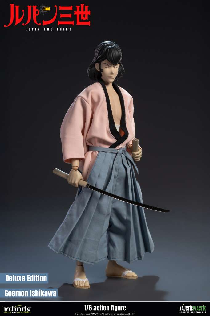 Lupin the 3rd den italienska äventyret Goemon Ishikawa XIII 1/6 Action Figur deluxe edition