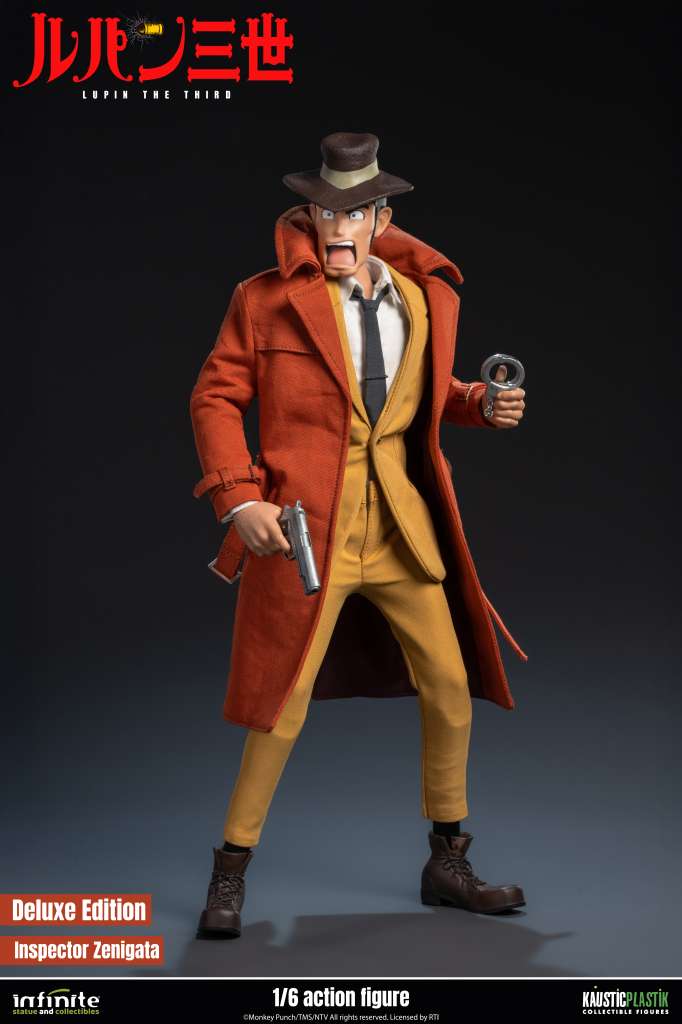 Lupin the 3rd The Italian Adventure Inspector Zenigata Koichi 1/6 Scale Action Figure Deluxe Edition