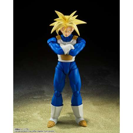 Dragon Ball Z Super Saiyan Trunks oändlig latent superkraft SH Figuarts rerun