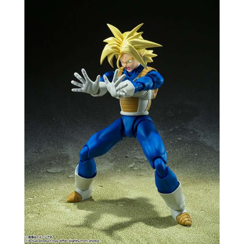 Dragon Ball Z Super Saiyan Trunks oändlig latent superkraft SH Figuarts rerun