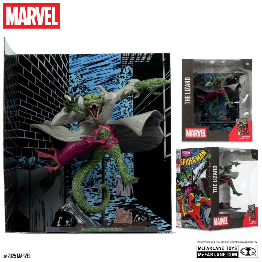 Marvel-kollektion 1:10 wv6 The Lizard (Spider-man #2) figur