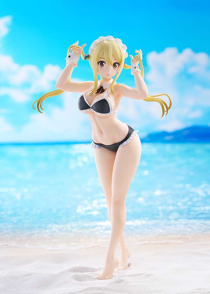 Fairy Tail Lucy Heartfilia Virgo Badkläder Pup L Beach Queens