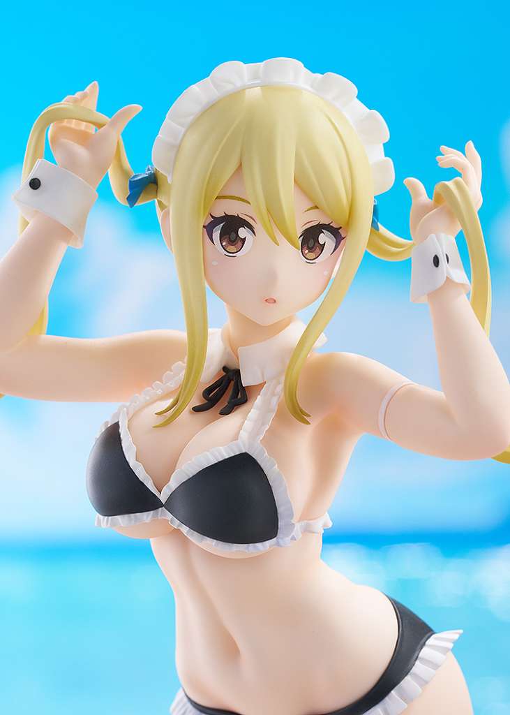 Fairy Tail Lucy Heartfilia Virgo Badkläder Pup L Beach Queens