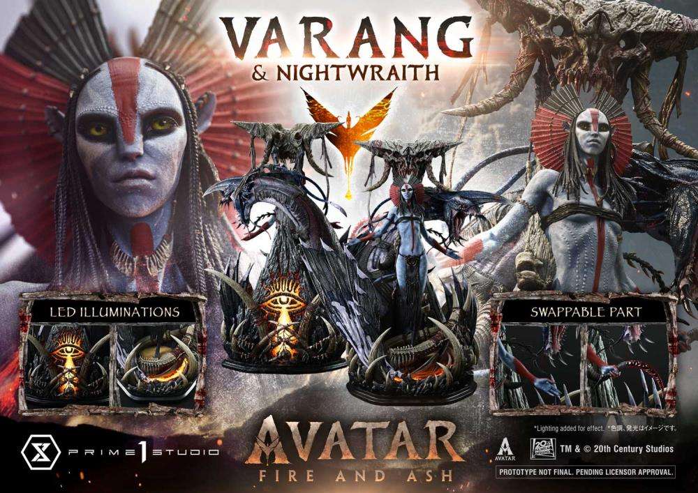 Avatar: Fire and Ash Varang & Nightwraith Avatar Legacy Collection 1/4 Figur