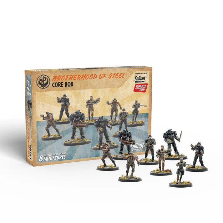 Fallout Brotherhood Of Steel Core Set i Plast