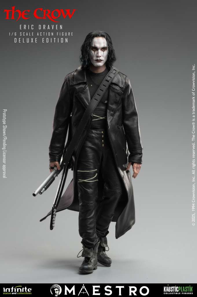 Kråkan Eric Draven 1/6 lyx Action Figur deluxe utgåva
