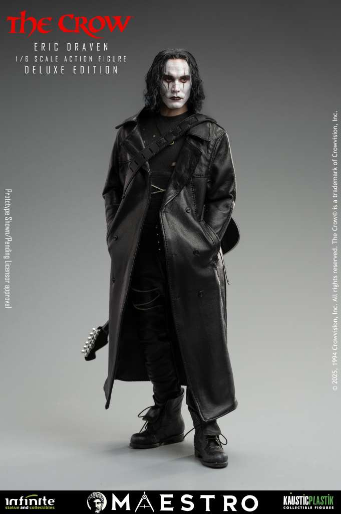 Kråkan Eric Draven 1/6 lyx Action Figur deluxe utgåva